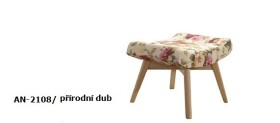 Podnožka Pik 2108 Provedení: Podnožka, Nožičky: Bílé, látka: AN 2108
