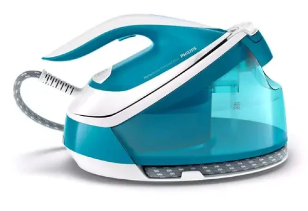 Philips PerfectCare Compact Plus GC7920-20 modrá / Žehlička s parním generát. / 2400W / 1.5L / 6.5 bar / Parní ráz 430g (GC7920/20)