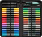 Faber-Castell Faber-Castell, 160301, Albrecht Dürer, akvarelové popisovače v pouzdře s příslušenstvím, 30 + 6 ks