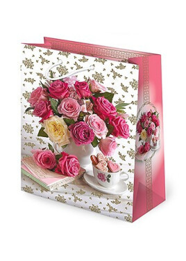 Taška Peacock T-2L Set 147 Rose A'10 směs barev 22.5x31.5x11 cm