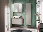 COMAD - Skříňka pod umyvadlo 80cm 2 zásuvky SANTA FE TAUPE 5907611652558