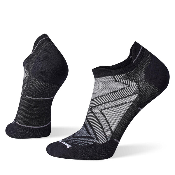 Unisex merino běžecké ponožky SMARTWOOL Run Zero Cushion Low Ankle Socks, Black velikost: 34-37 (S)