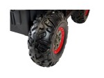 Mamido Dětská elektrická čtyřkolka XMX607 4x4 lakovaná růžová