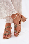 Sandály na podpatku model 212357 Step in style 40