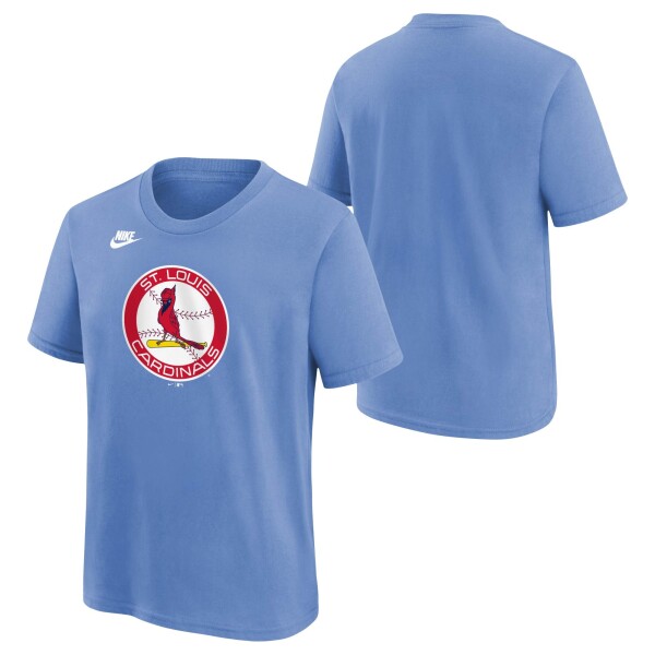 Nike Dětské tričko St. Louis Cardinals MLB Cooperstown Logo T-Shirt Modrá (YOUTH)