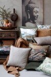 Chic Antique Sametový povlak na polštář Aix Olive 50 × 70 cm, zelená barva, textil