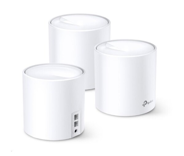TP-Link Deco X60(3-pack) WiFi6 Mesh (AX5400, 2,4GHz/5GHz, 2xGbELAN/WAN) EDF_438463