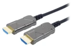 PremiumCord HDMI 2.1 optický fiber 30 m zlacený / Kabel HDMI / Ultra High Speed / 8K 60Hz / 4K 120Hz (kphdm21x30)