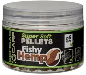 Sensas Super Soft Fishy Hemp / Pelety / 60 g / 6 mm (18883)