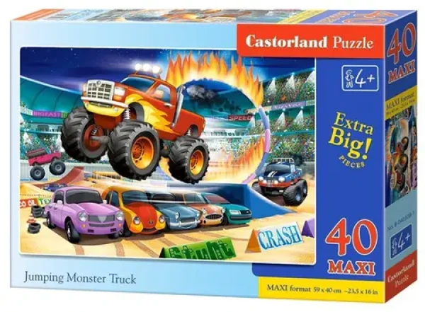 Castorland 040308 Puzzle Skákající Monster Truck MAXI