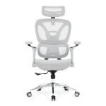 Kancelářská židle, synchronní mechanismus, šedá síťovina, KA-B2361 GREY