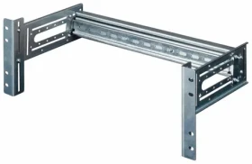 Equip DIN lišta pro 19" rack RAL7035 šedá / Modul DIN lišty / 2U / 485 mm (EZR-DIN-4)