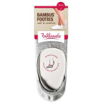 Bambusové velmi nízké dámské ponožky BAMBUS FOOTIES SOCKS - BELLINDA - šedá 39 - 42