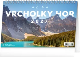 NOTIQUE Až na vrcholky hor 2027 / Stolní kalendář / 23,1 x 14,5 cm