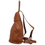 Stylový dámský kožený batůžek Oona, hnědá