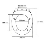 Duroplastové sedátko se zpomalovacím mechanismem AWD Interior Calypso 1061 AWD02181061