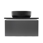 Koupelnová skříňka s žulovou krycí deskou SAT Feel 60x30x46 cm antracit mat SATFEEL60ANTZ SATFEEL60ANTZ