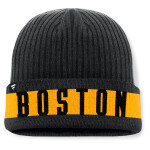Fanatics Pánská zimní čepice Boston Bruins NHL A/CAP Beanie Cuff