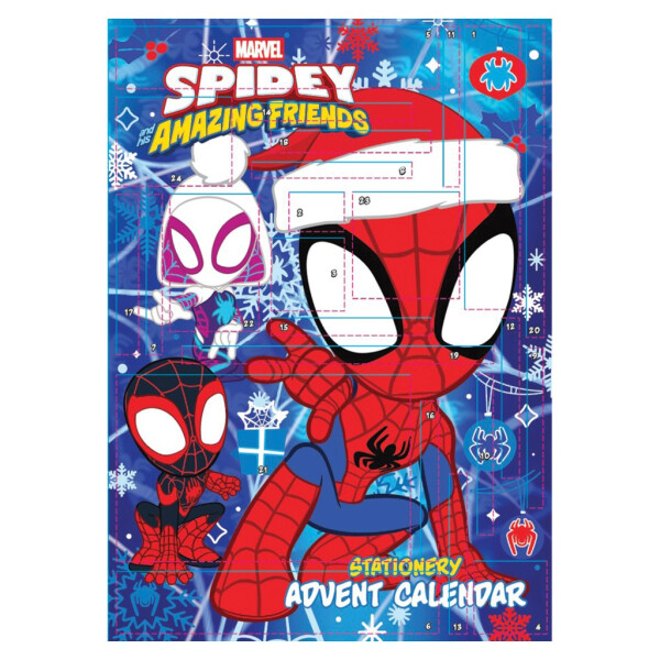 Spidey a přátelé adventní kalendář V2 (papírenský) - Pyramid