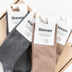 Ponožky Steven art.053 Organic Cotton & Bio Camel 35-40 černá 38-40