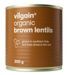 Vilgain Hnědá čočka v nálevu BIO – 350 g