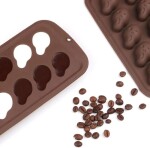 Dortisimo Silikonová forma na čokoládu Lebky