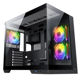 1stCOOL DREAMER černá / PC skříň / Mid Tower / USB 3.0 / USB-C / 3x 120mm ARGB fan (CT-DREAMER-AU-USB3-CA)