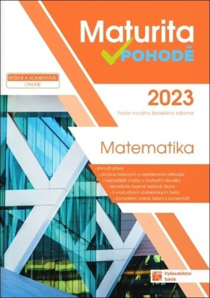 Matematika Maturita pohodě 2023