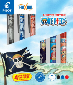 PILOT One Piece Ltd. FriXion Ball 07/Plus - sada 6 ks