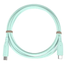 PremiumCord silikonový USB-C - USB-C tyrkysová / Kabel / 60W / PD / 480 Mbps / 1,5 m (ku31sa15t)
