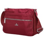 Trendy dámská nylonová crossbody kabelka Nomia, vínová