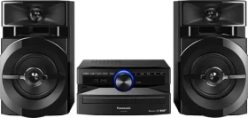 Panasonic SC-UX104EG-K černá / Stereo přijímač / 300W / FM / DAB+ / Bluetooth / CD / USB / 3.5mm (SC-UX104EG-K)