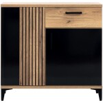 Komoda Aris As02 dub evoke/černá