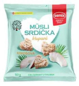 Semix Müsli srdíčka kokosová 50 g