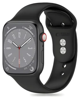 Tech-Protect Silicone Strap pro Apple Watch 38/40/41 mm černá / Řemínek / Silikonový / Pro Apple Watch 4/5/6/7/8/9/SE