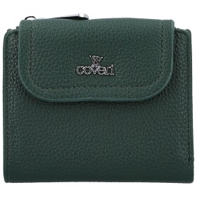 Trendy dámská mini koženková peněženka Coveri Bobbi, tmavě zelená