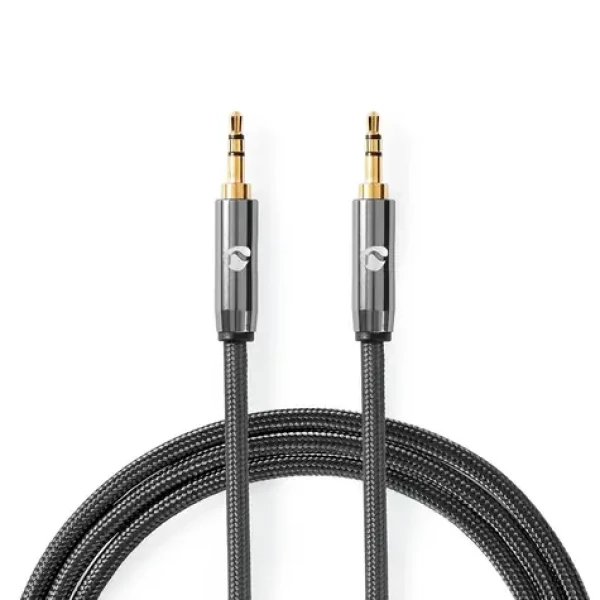 Nedis Stereo Audio kabel jack 3.5 mm (M) - jack 3.5 mm (M) 2.00 m šedá (CATB22000GY20)