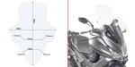D6104St plexi čiré Kymco Xciting 400i (13-17)/S400I (18-24), vxš855x660 mm, o 285 mm vyšší
