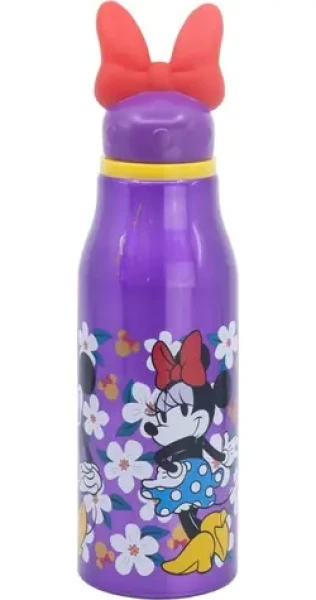 STOR Láhev na pití hliníková Minnie 690 ml / Láhev na pití / Hliník / Šroubovací víčko / Bez BPA (81252)