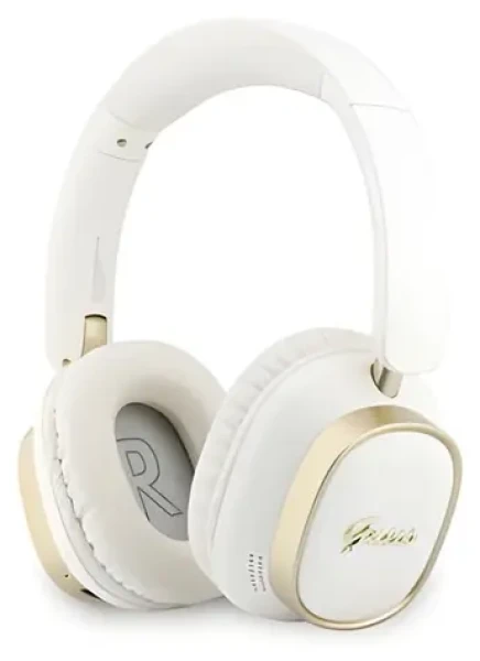 Guess Rectangle Metal Script Logo White / Sluchátka / Bezdrátová / Do uší / ENC (57983130952)