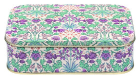 Plechovká obdelníková malá Arts Crafts - Hyacinth