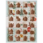 Čokoládový adventní kalendář Hello Winter 3D postavičky 216g