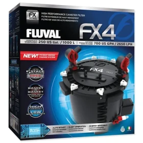 Fluval FX4 / Vnější filtr / 2650 l/h / do 1000 l akvária (101-214)