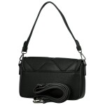 Módní dámská koženková kabelka na rameno Vanya, černá