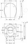 Laufen - Platina Sprchová vanička čtvrtkruh, 1000 x 1000 mm - s protihlukovými podložkami, bílá/antislip H2150196000401