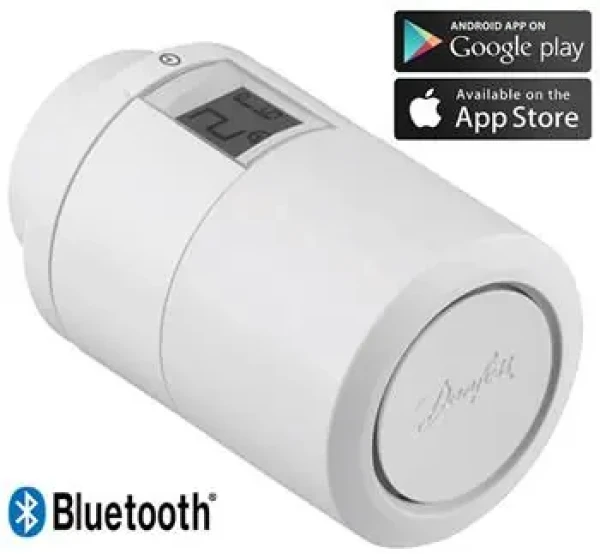 Danfoss Eco Bluetooth bílá / inteligentní radiátorová termostatická hlavice (014G1105)