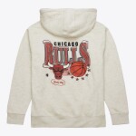 Mitchell & Ness Pánská mikina Chicago Bulls NBA Slammin Hoodie Oatmeal Heather Velikost: M