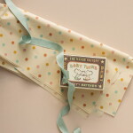 Maileg Dekorativní stuha Dusty Mint – 10 m, modrá barva, zelená barva