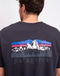 Tričko Patagonia M's Fitz Roy Foothills T-Shirt Ink Black