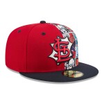 New Era Pánská kšiltovka St. Louis Cardinals MLB 2025 Players' Weekend Authentic 59FIFTY Fitted Velikost: 7 3/8